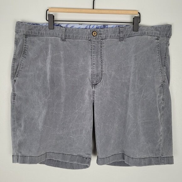 Tommy Bahama Boracay 7 Inch Chino Shorts Gray Size 44 - Picture 1 of 12